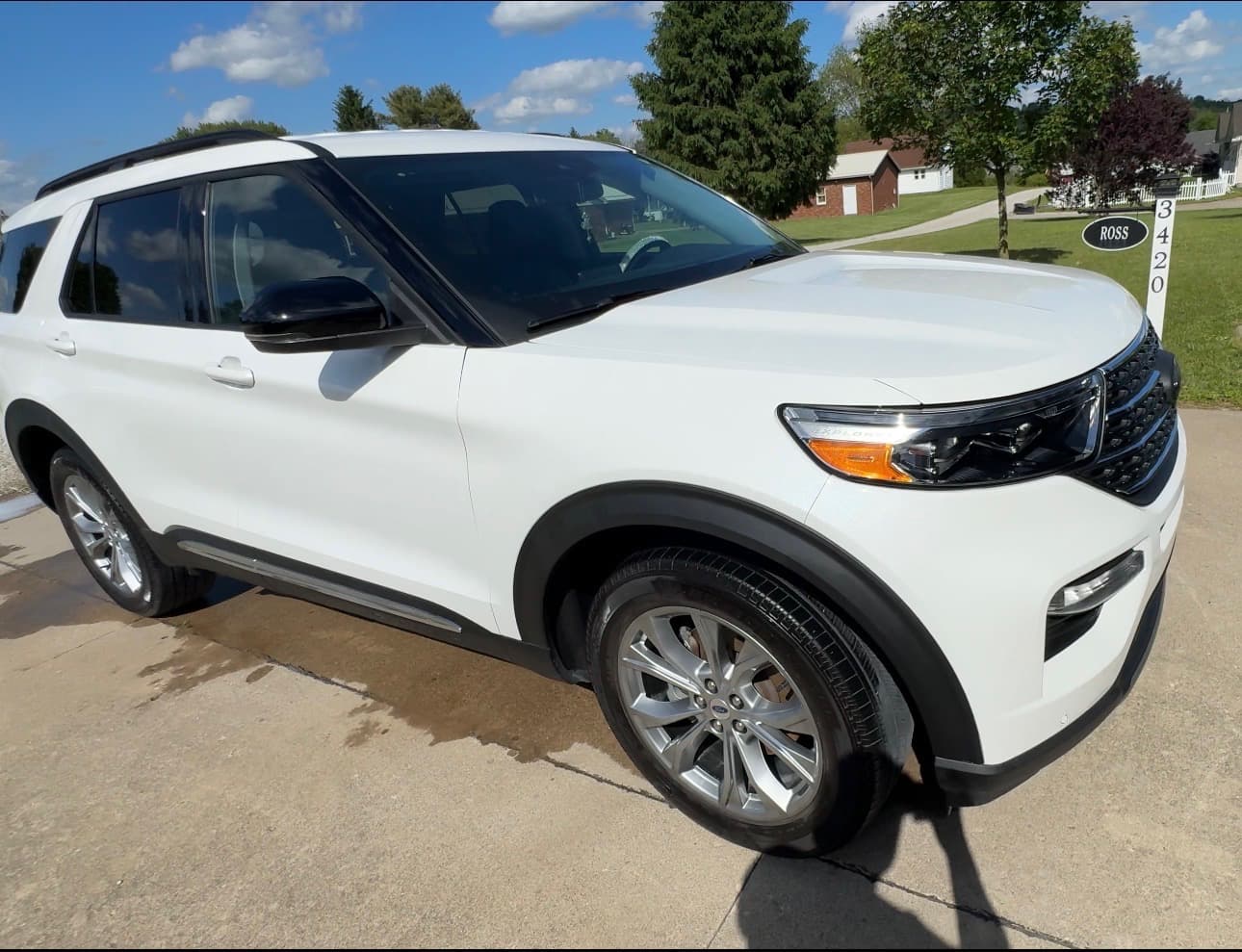Freshly detailed Ford Explorer